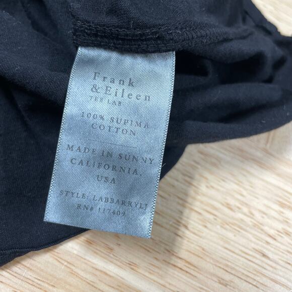 Frank & Eileen NWOT Eileen Woven Button Up in Blackout Stonewashed Denim Size XS - Picture 8 of 13